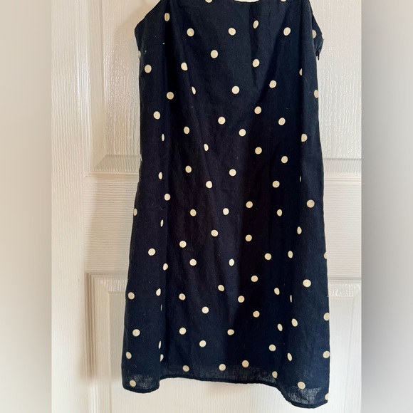 H&M - Elegant Black & White Polka Dot  Thin Strap Dress, Women’s Size XS - Picture 4 of 6